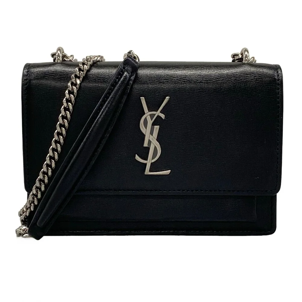 Saint Laurent PARIS Sunset Chain Wallet Other Style Wallet 452157 Leather